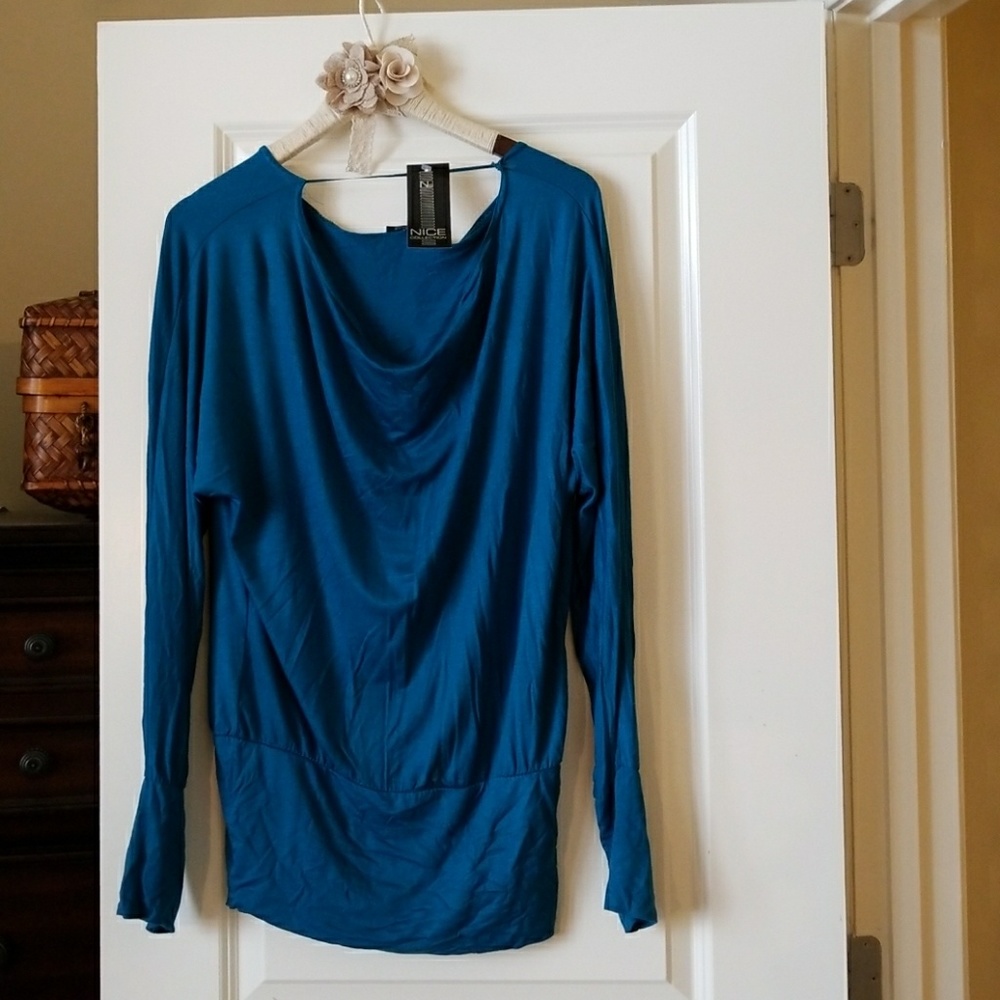 Turquoise shirt